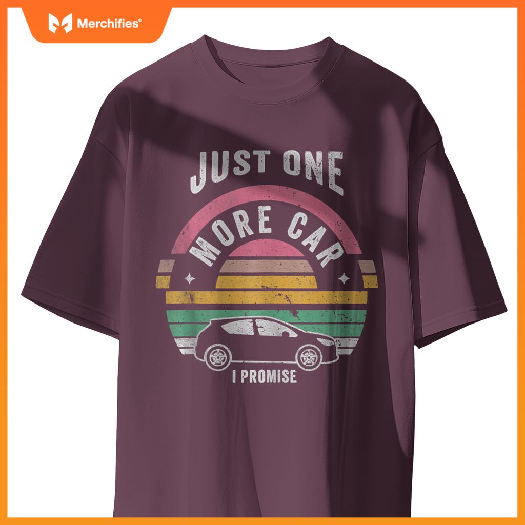 Just One More Car I Promise Retro Style T-Shirt