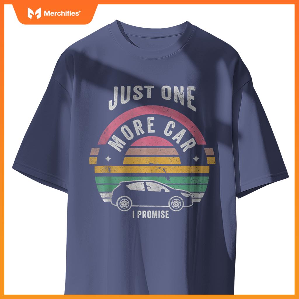 Just One More Car I Promise Retro Style T-Shirt
