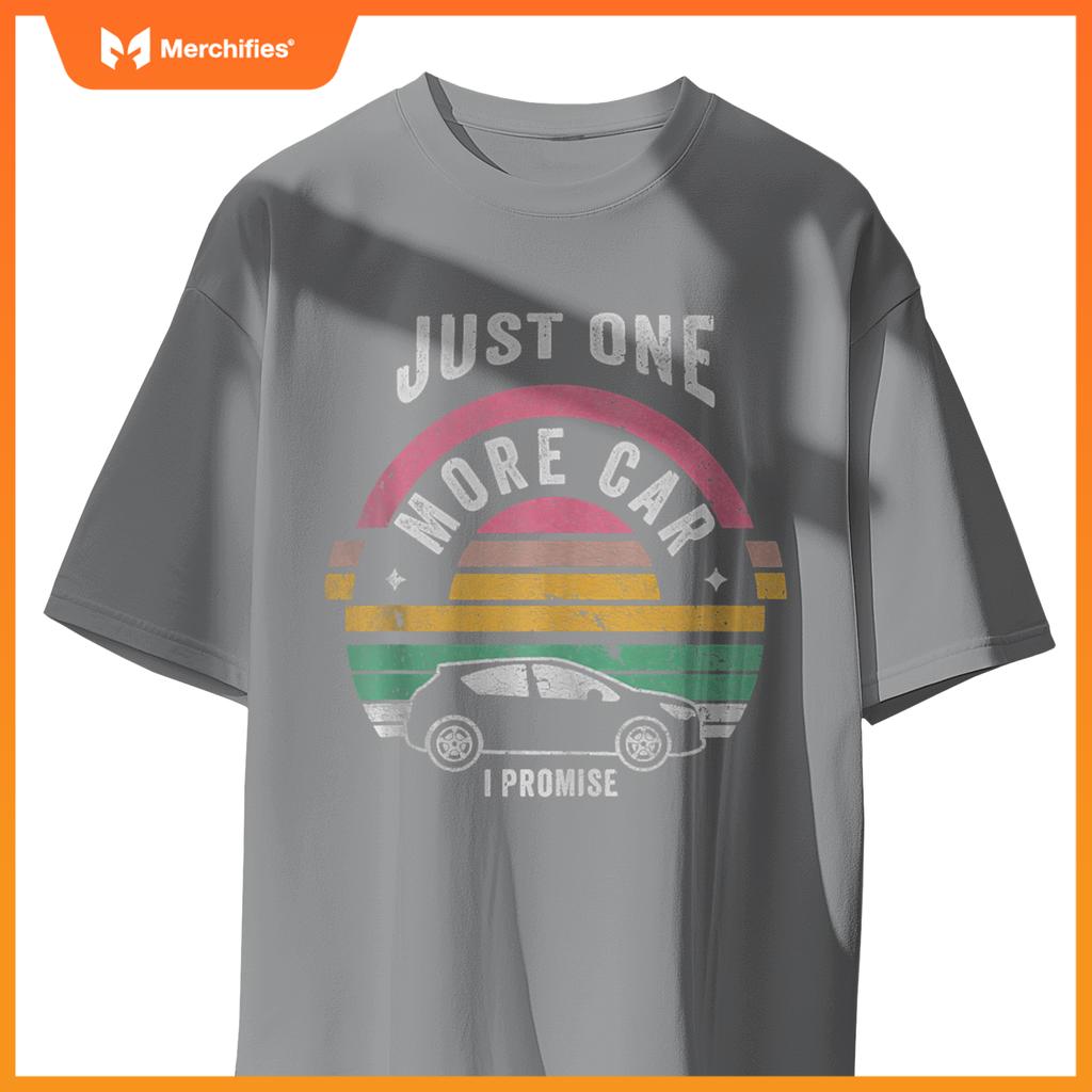 Just One More Car I Promise Retro Style T-Shirt