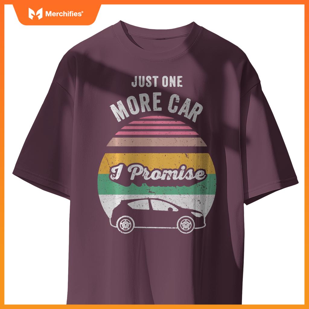 Just One More Car I Promise Vintage Retro T-Shirt
