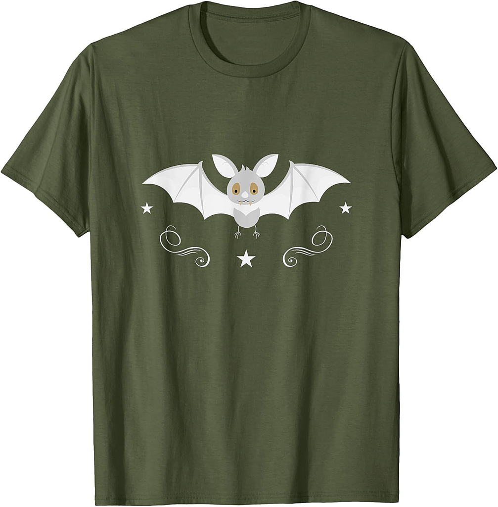 Kids Gift Idea Cute Bat Halloween T-Shirt
