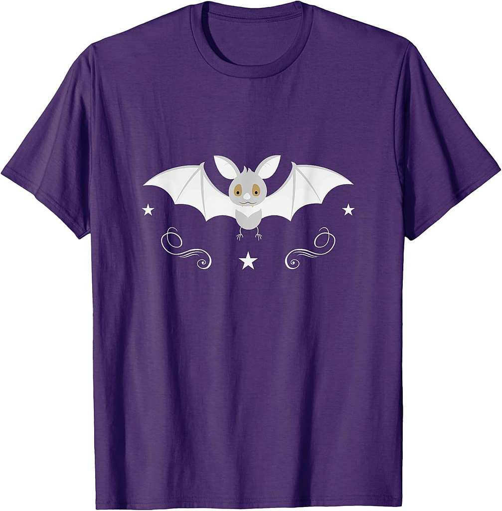 Kids Gift Idea Cute Bat Halloween T-Shirt
