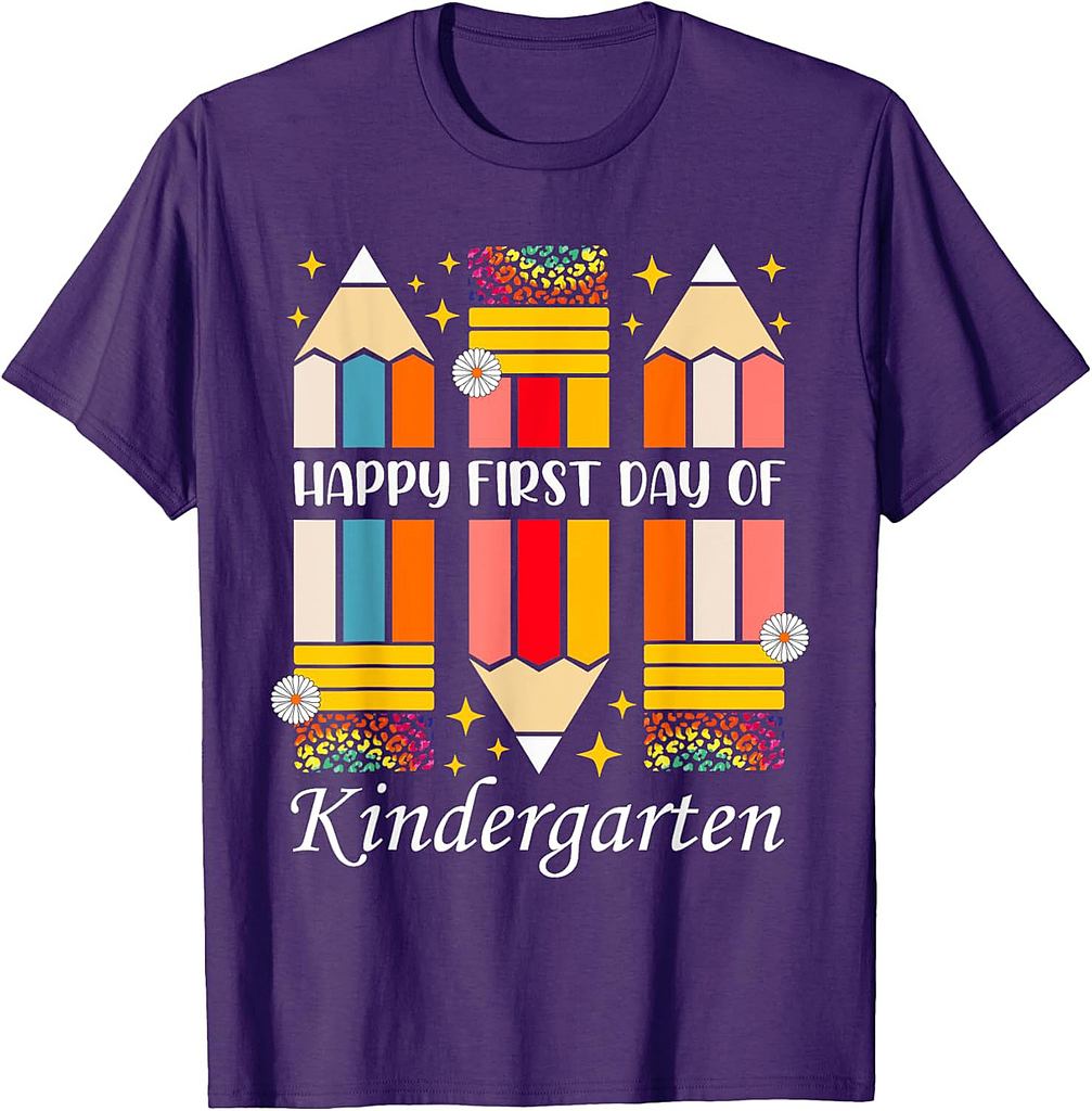 Kindergarten Back To School First Day Of School Kindergarten T-Shirt