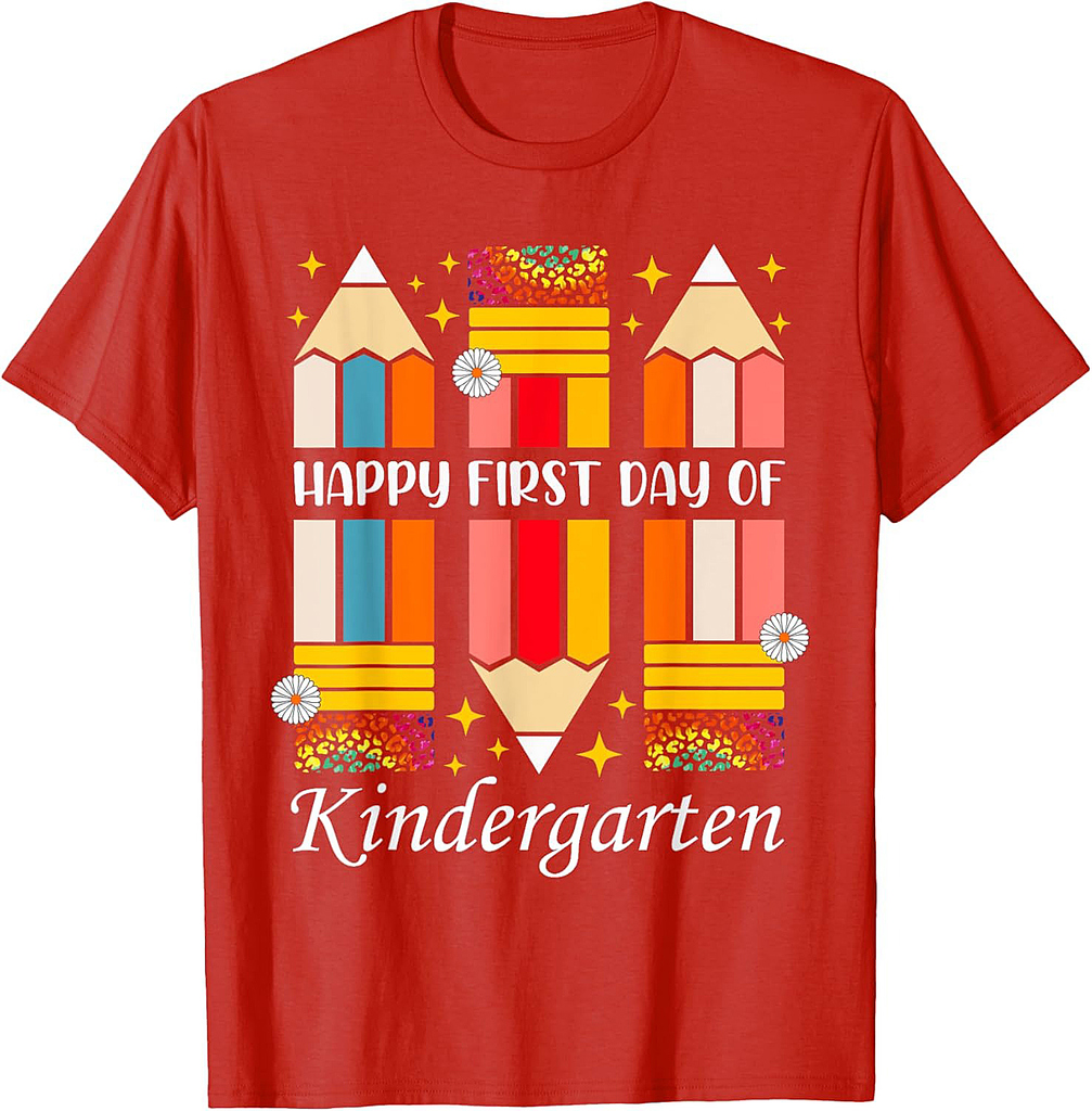 Kindergarten Back To School First Day Of School Kindergarten T-Shirt