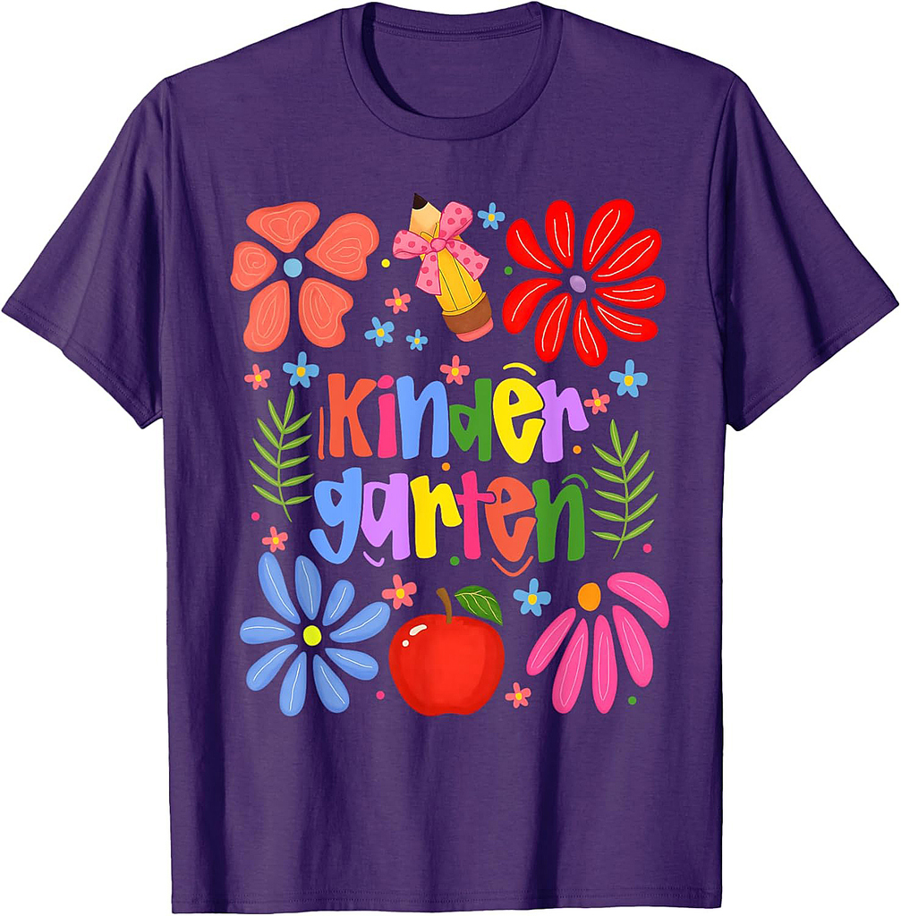 Kindergarten Back To School Teachers Students Girls Boys Kid T-Shirt