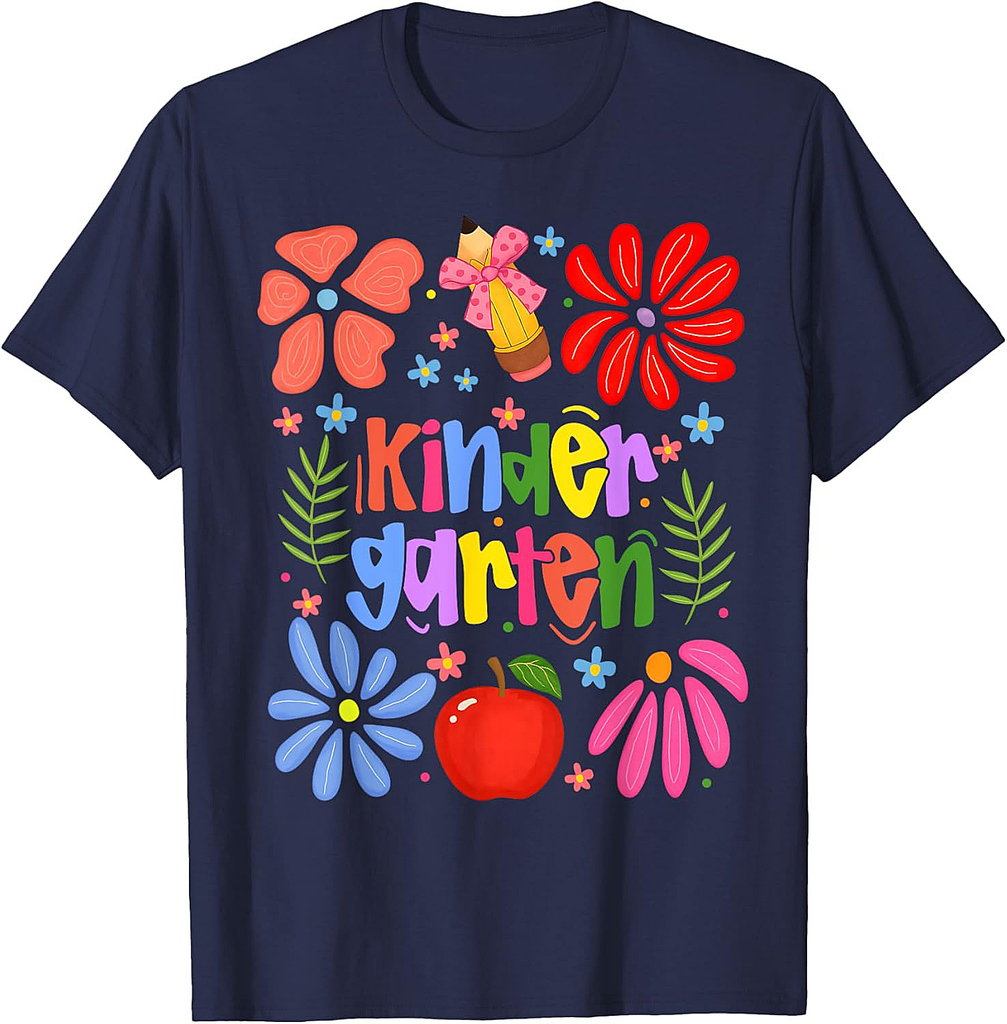 Kindergarten Back To School Teachers Students Girls Boys Kid T-Shirt