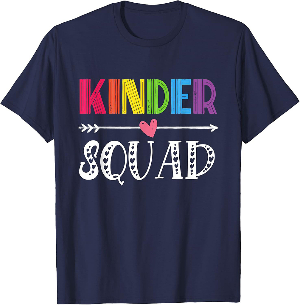Kindergarten Squad Kindergarten Student Back To School T-Shirt