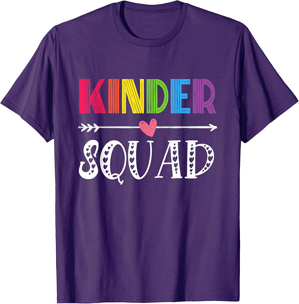 Kindergarten Squad Kindergarten Student Back To School T-Shirt