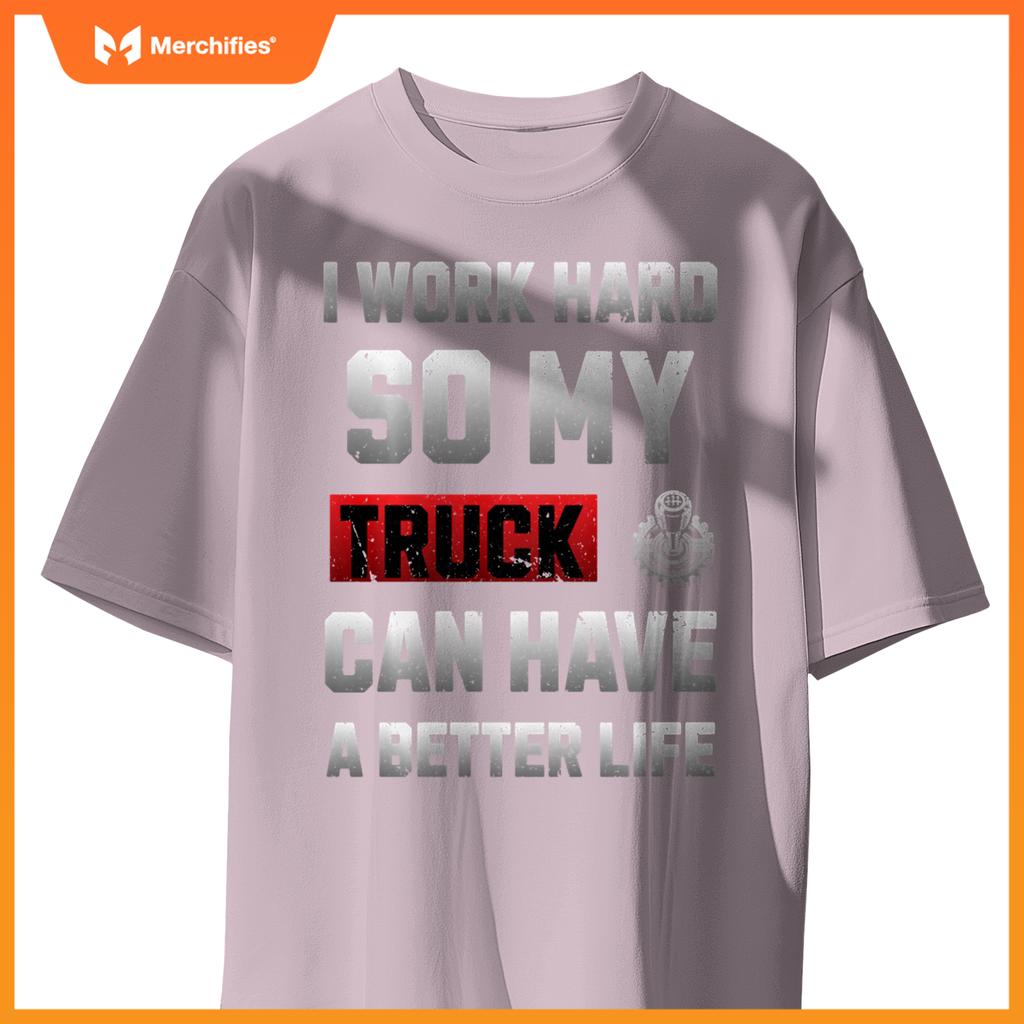 Funny Truck Owner Present Pickup Truck Driver Enthusiast T-Shirt