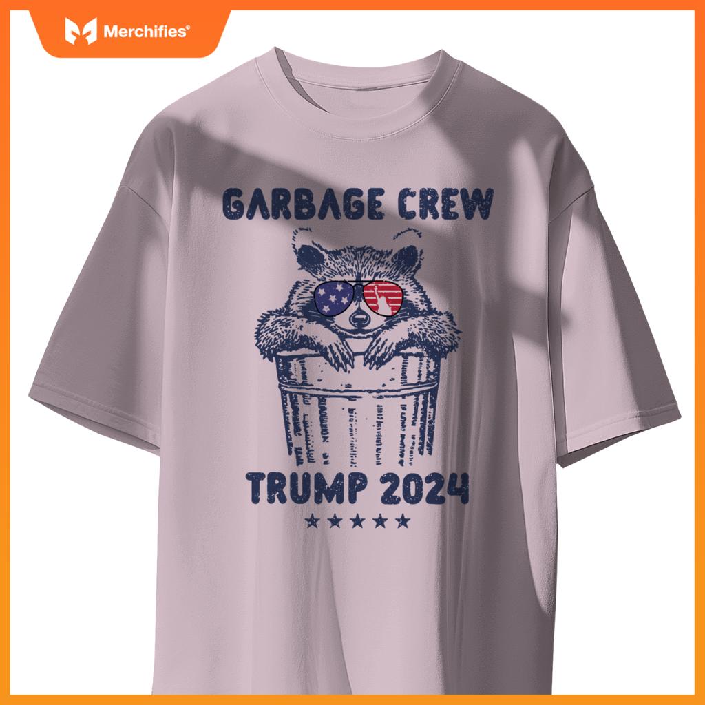 Garbage Crew Trump Garbage Man in Trash Truck Election 2024 T-Shirt