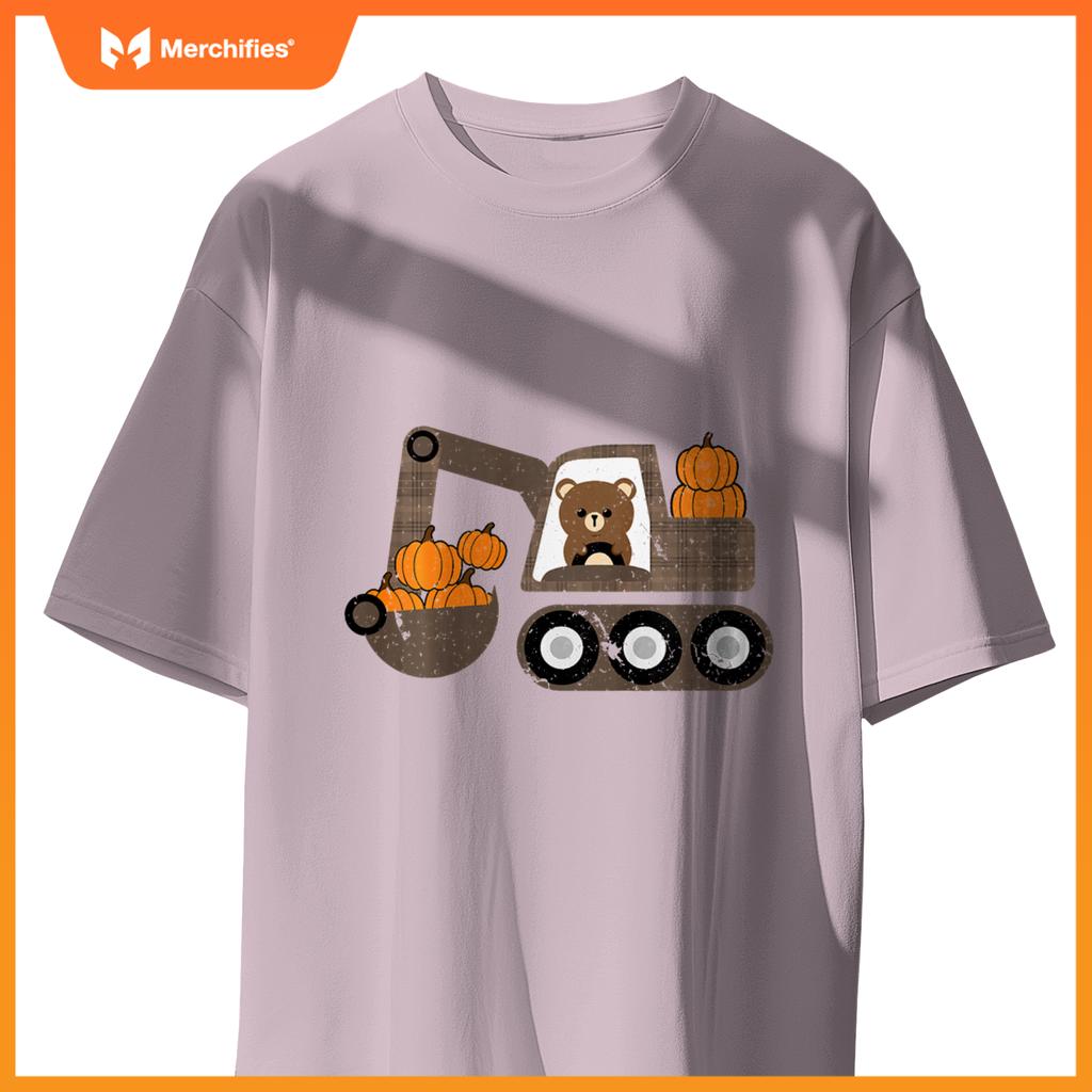 Kids Truck Pumpkin Patch Baby Boy Fall Toddler Girl Cute T-Shirt