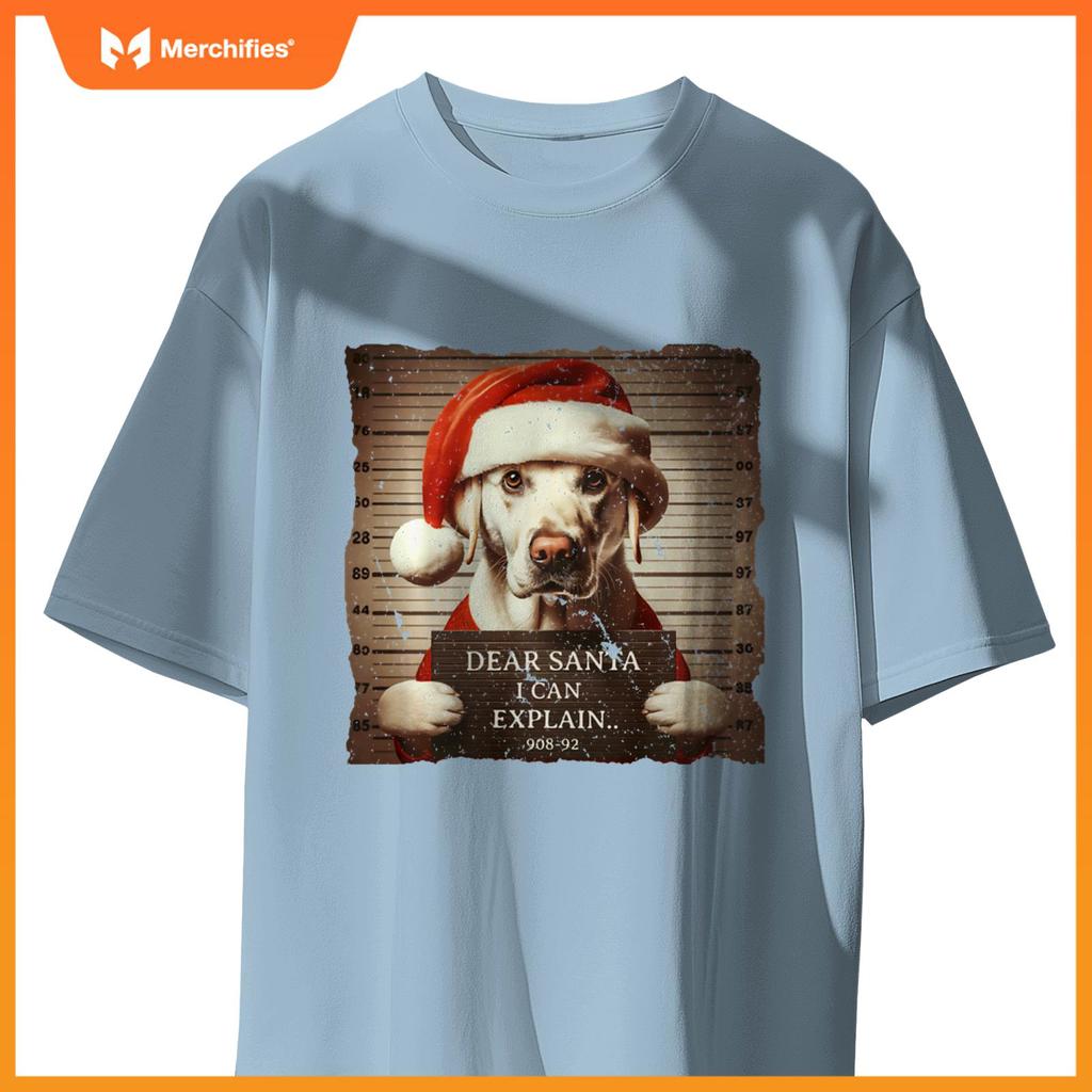 Labrador Retriever Dog Christmas Dear Santa I Can Explain T-Shirt