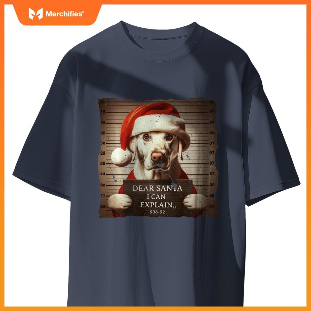 Labrador Retriever Dog Christmas Dear Santa I Can Explain T-Shirt