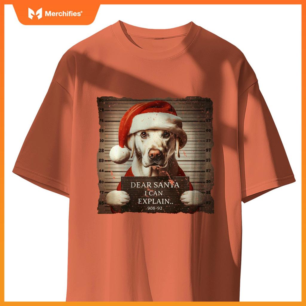 Labrador Retriever Dog Christmas Dear Santa I Can Explain T-Shirt