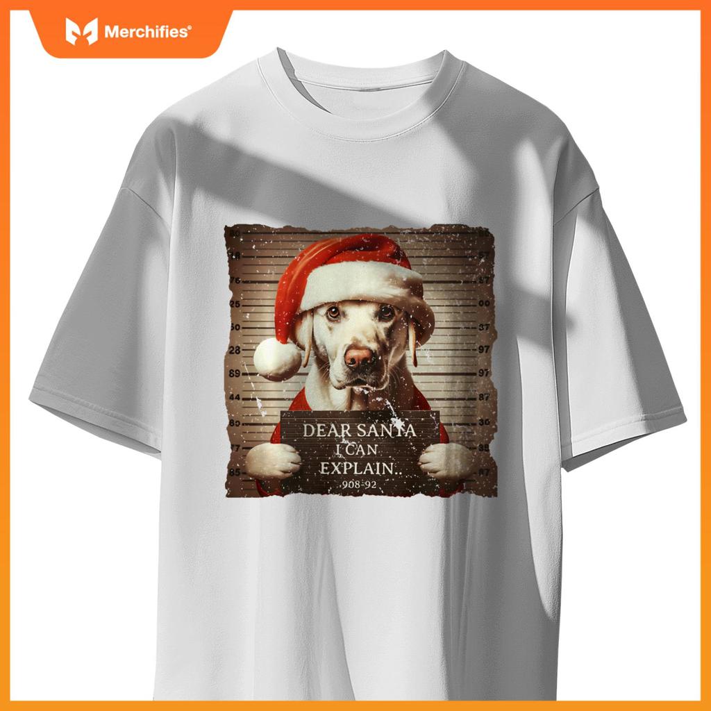 Labrador Retriever Dog Christmas Dear Santa I Can Explain T-Shirt