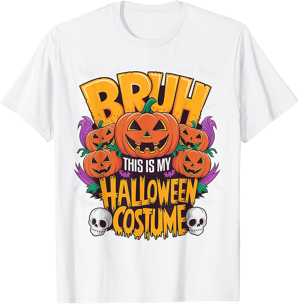 Last Minute Halloween 2024 Bruh This Is My Costume T-Shirt