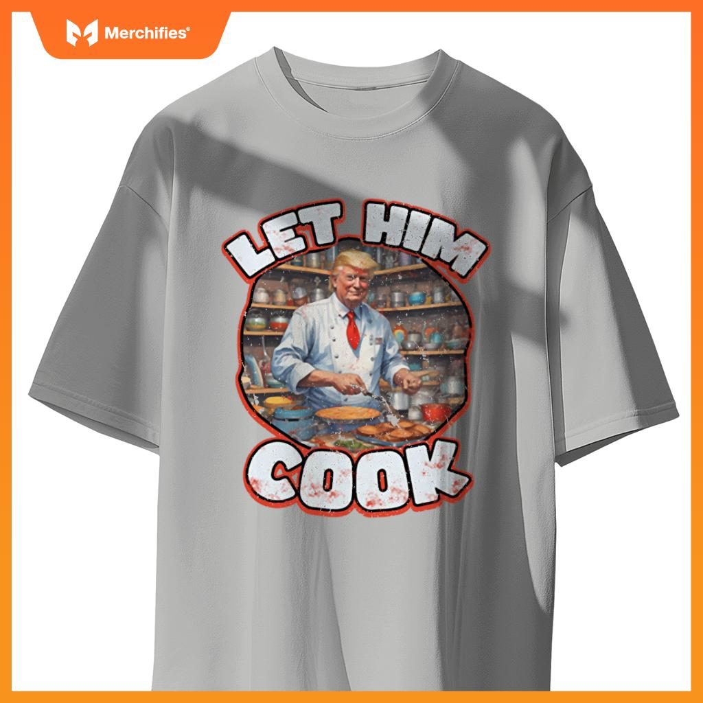 Let Him Cook! Political Humor Chef Minimalist T-Shirt
