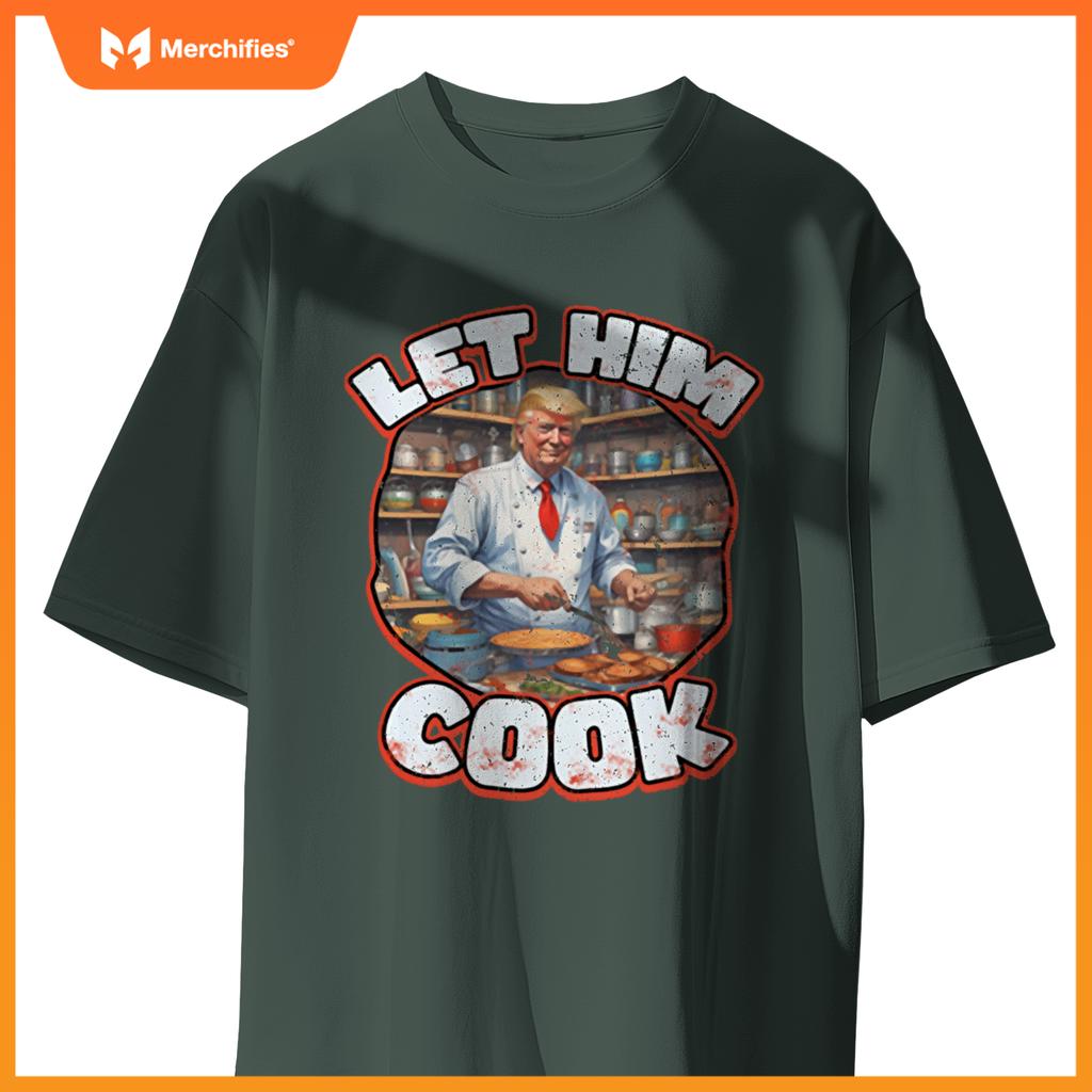 Let Him Cook! Political Humor Chef Minimalist T-Shirt