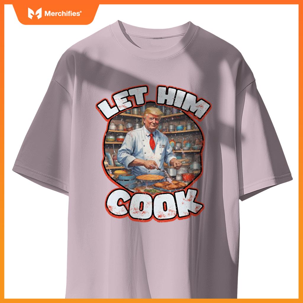 Let Him Cook! Political Humor Chef Minimalist T-Shirt