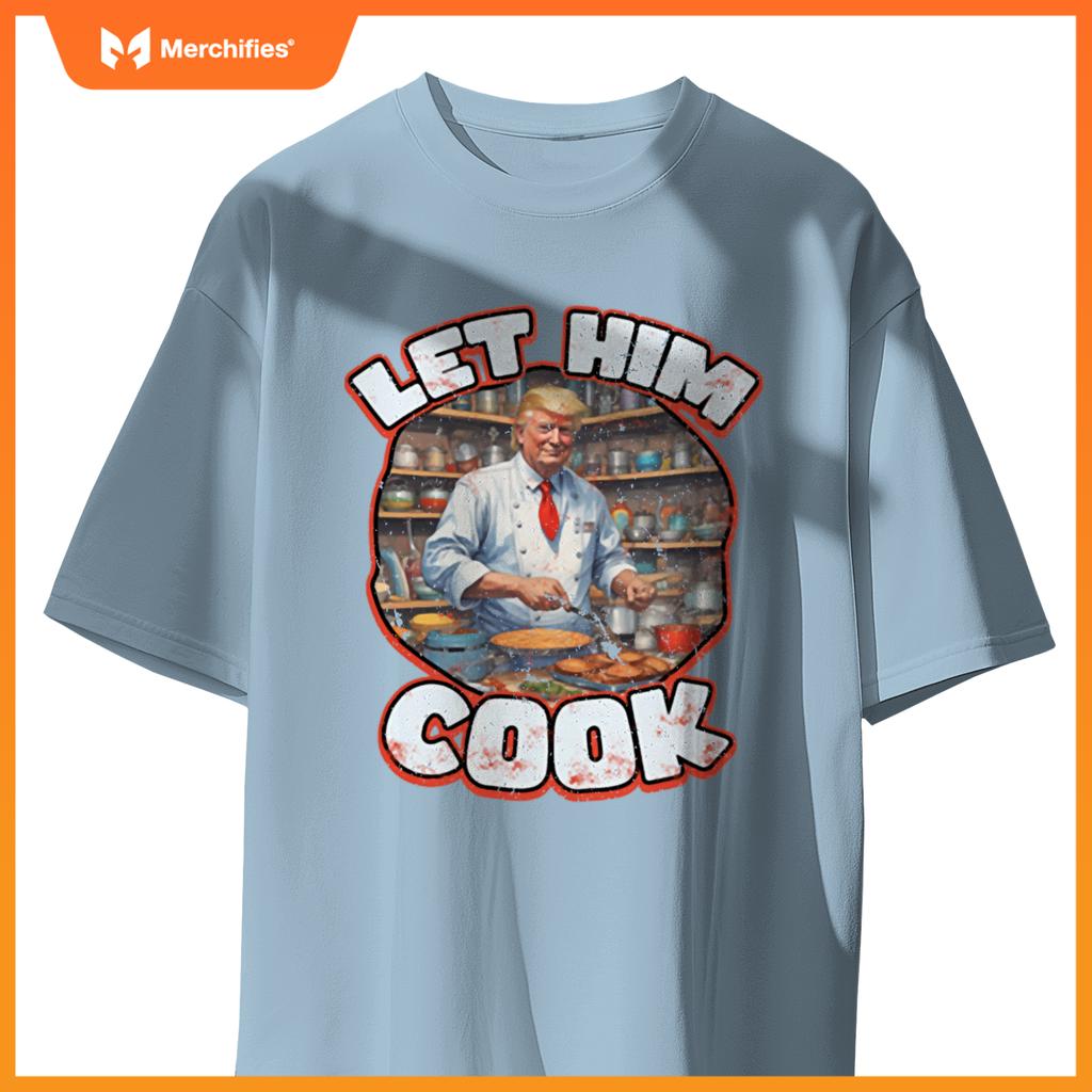 Let Him Cook! Political Humor Chef Minimalist T-Shirt
