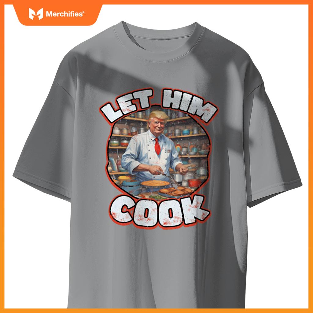 Let Him Cook! Political Humor Chef Minimalist T-Shirt