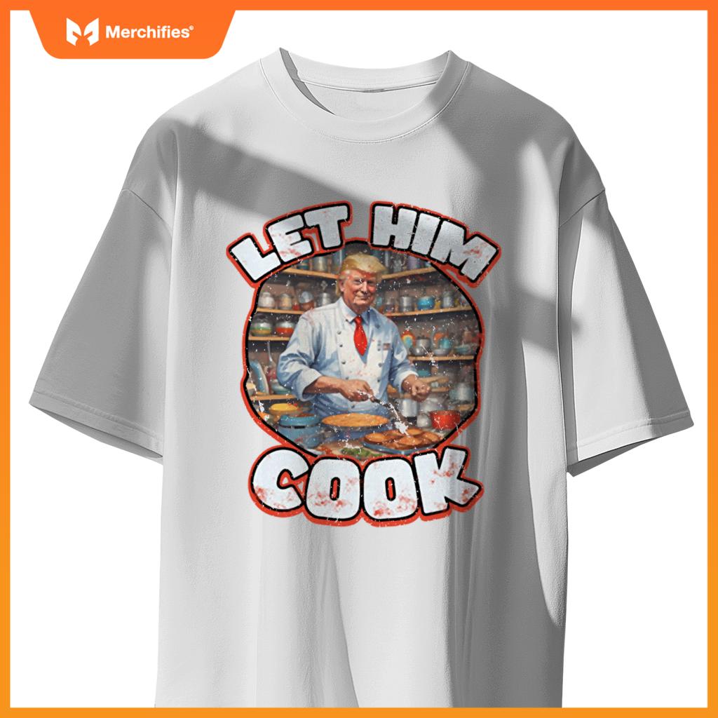 Let Him Cook! Political Humor Chef Minimalist T-Shirt
