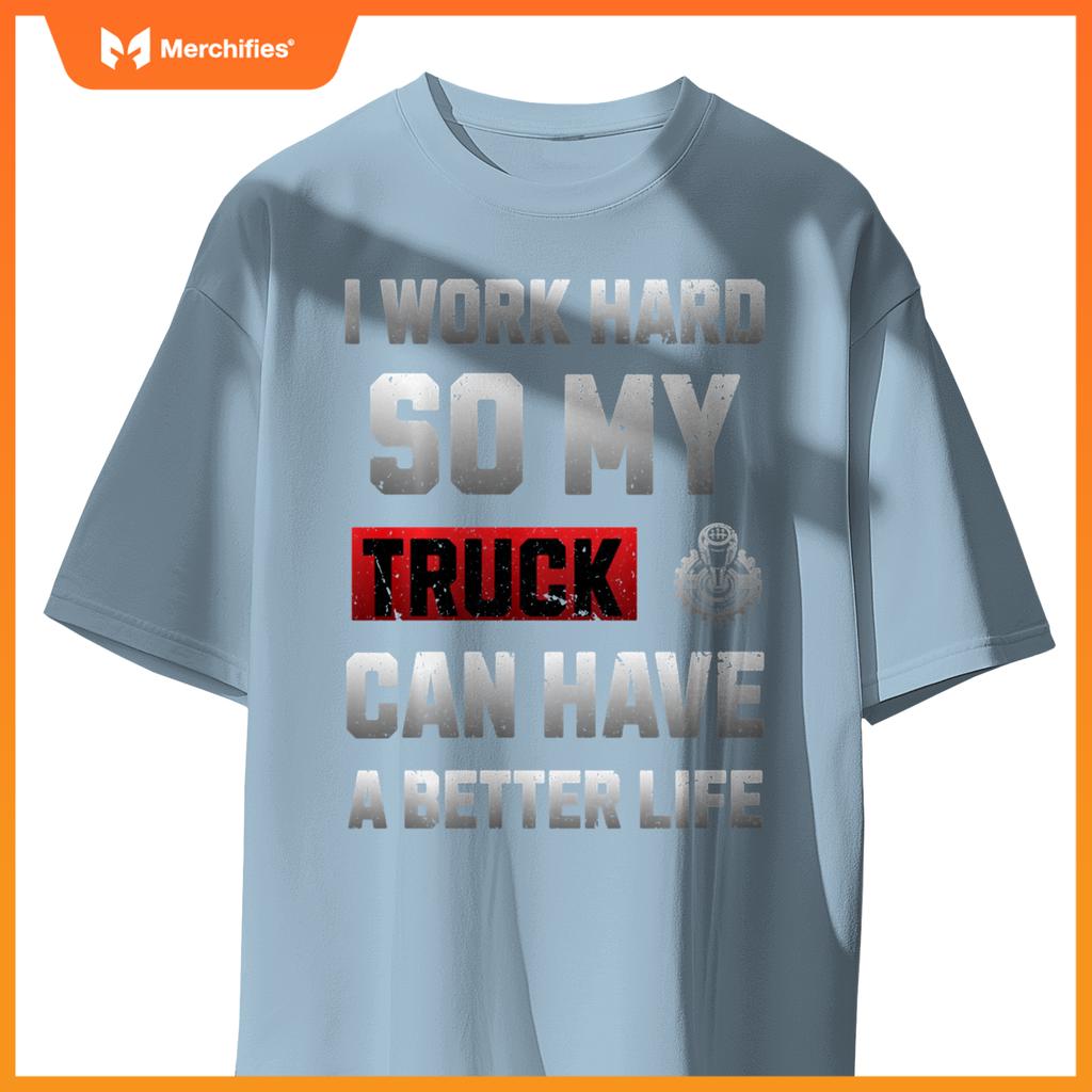 Funny Truck Owner Present Pickup Truck Driver Enthusiast T-Shirt