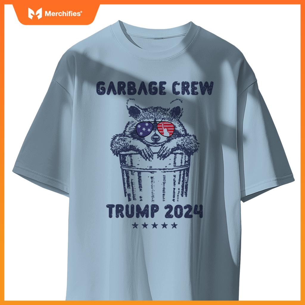 Garbage Crew Trump Garbage Man in Trash Truck Election 2024 T-Shirt