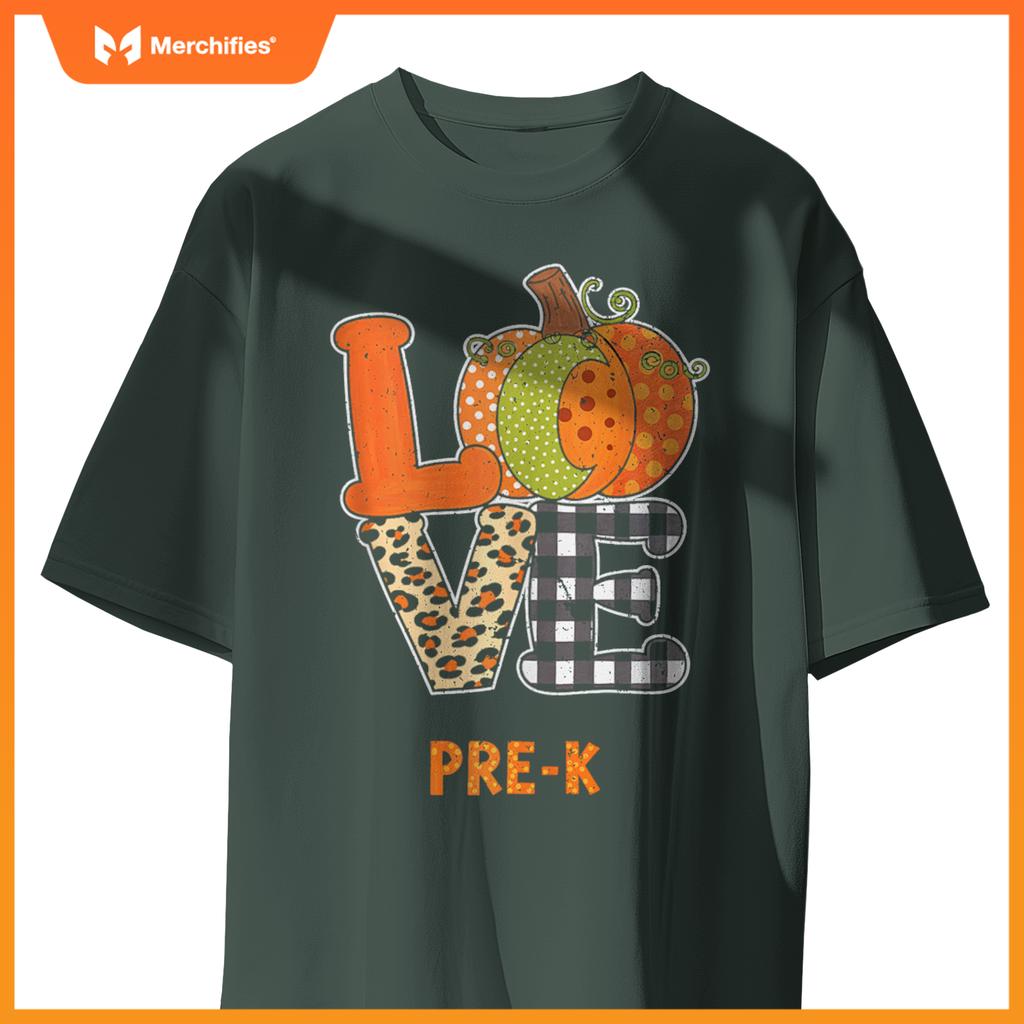Love Pre-K Pumpkin Teacher Fall Thanksgiving