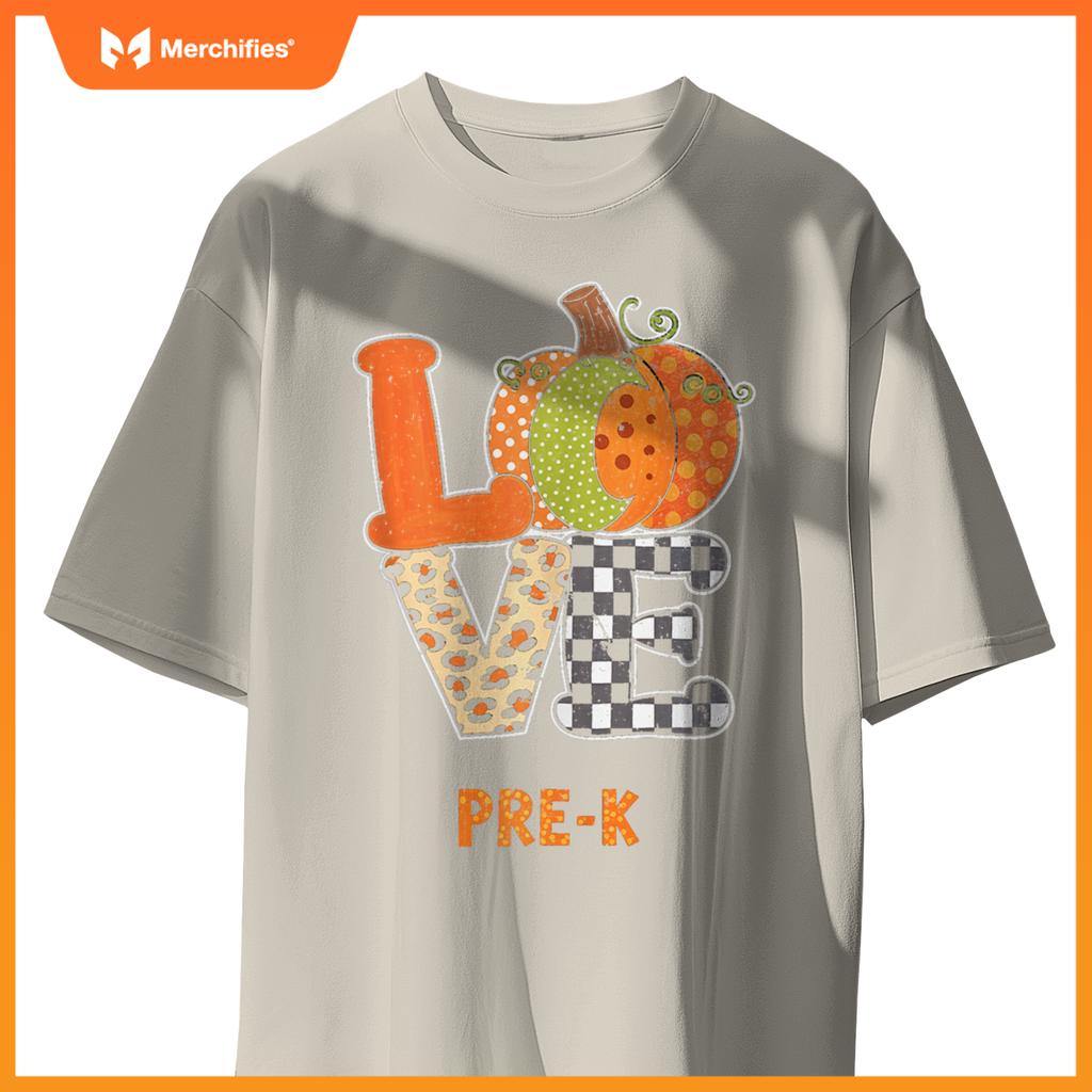 Love Pre-K Pumpkin Teacher Fall Thanksgiving