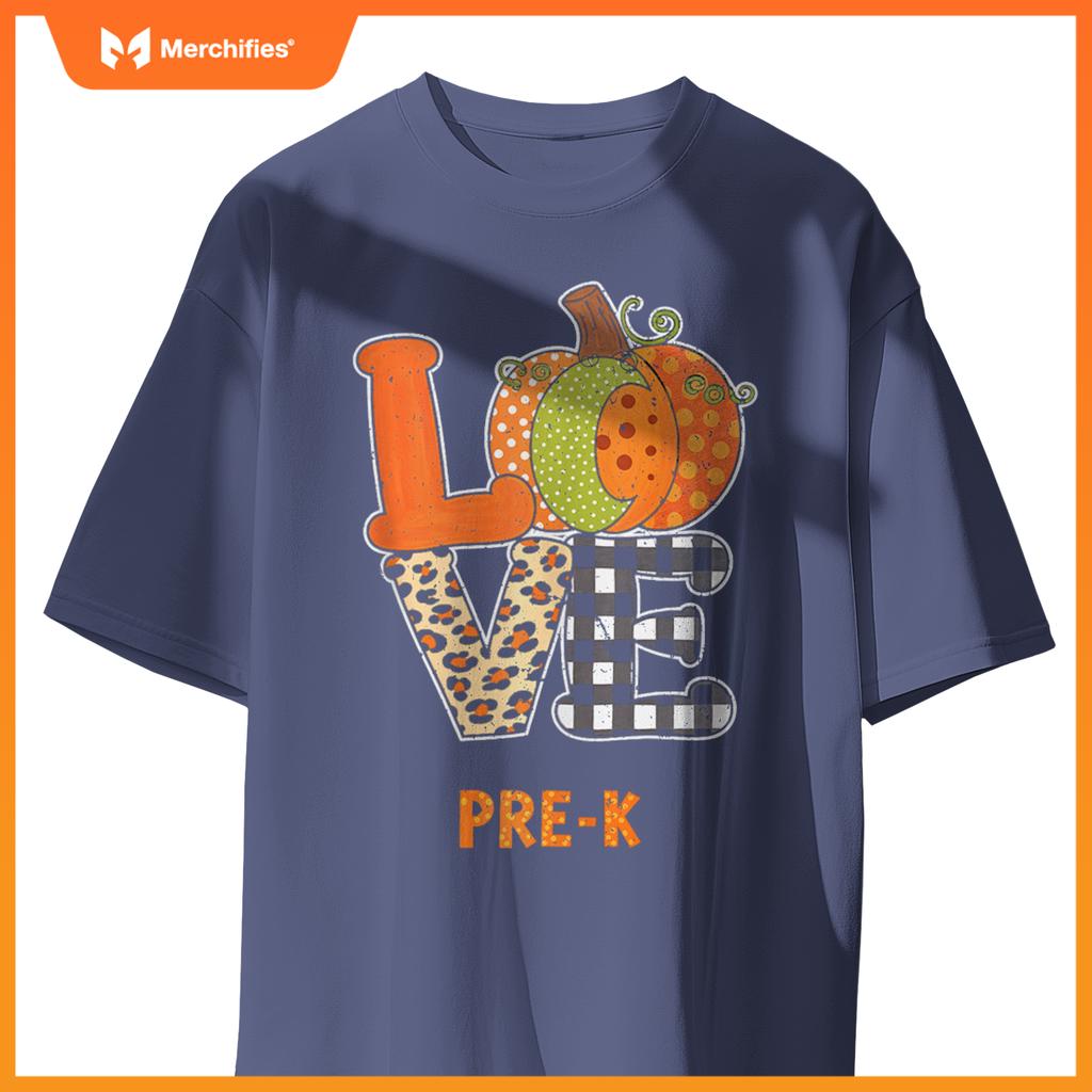 Love Pre-K Pumpkin Teacher Fall Thanksgiving