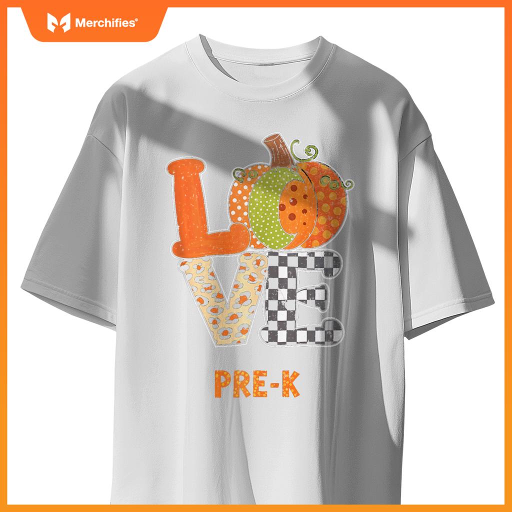 Love Pre-K Pumpkin Teacher Fall Thanksgiving