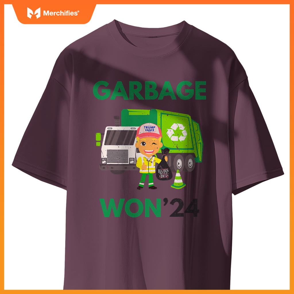 Garbage Man Won 2024 Trash Truck T-Shirt
