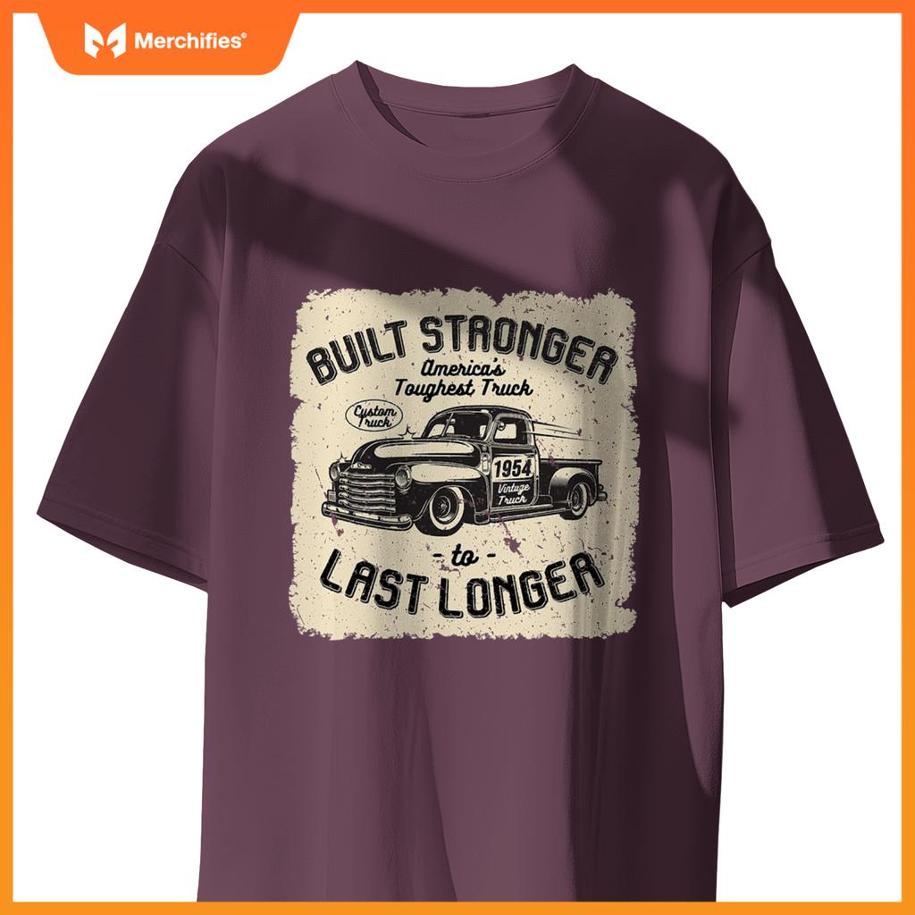 Mb 1954 Truck Birthday Built Stronger To Last Longer T-Shirt