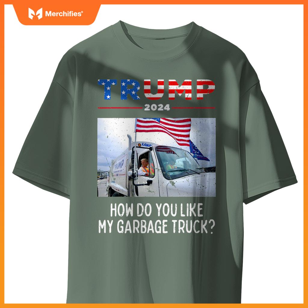 How Do You Like My Garbage Truck, Boy Girl Trump T-Shirt