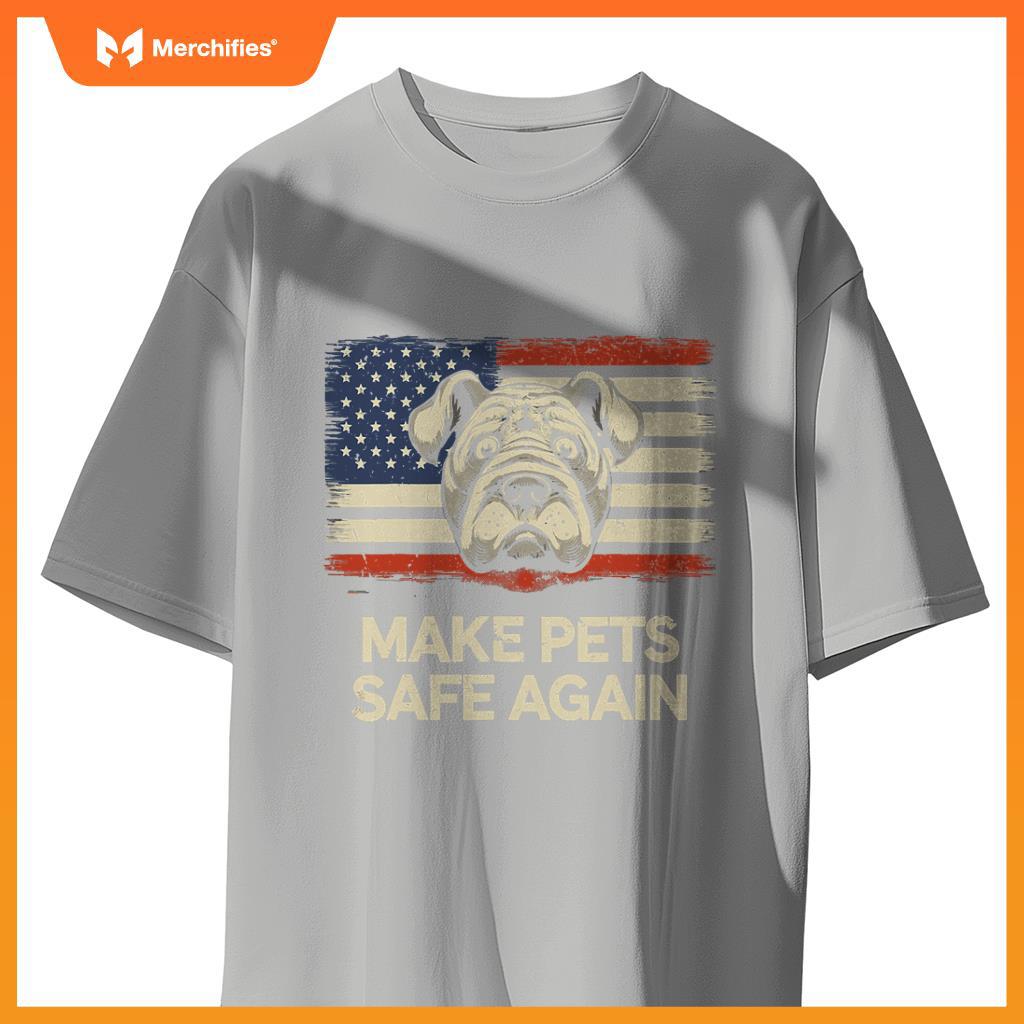 Make Pets Safe Again Debate Trump Harris Eating the Dogs Cat T-Shirt