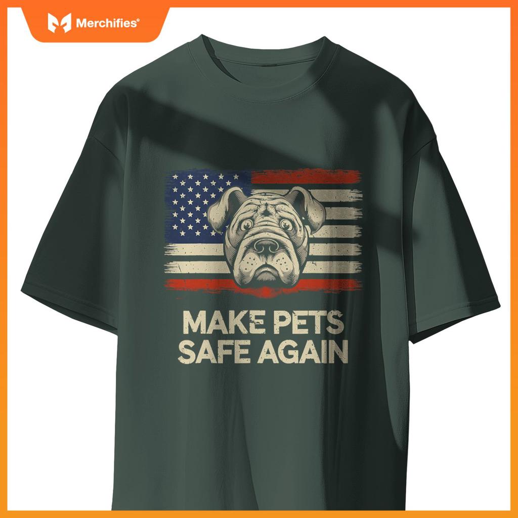 Make Pets Safe Again Debate Trump Harris Eating the Dogs Cat T-Shirt