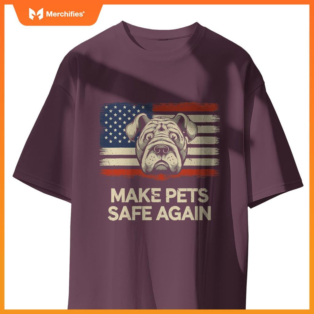 Make Pets Safe Again Debate Trump Harris Eating the Dogs Cat T-Shirt