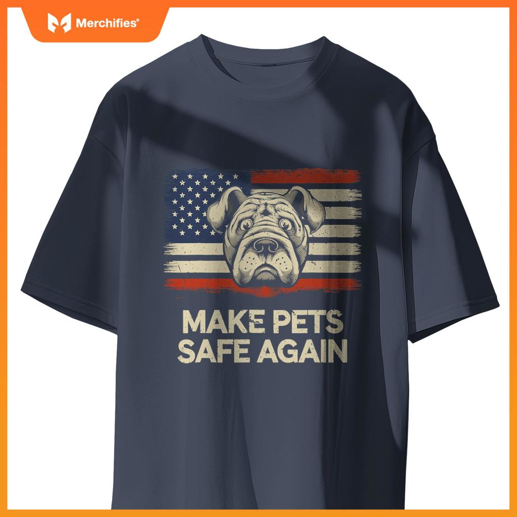 Make Pets Safe Again Debate Trump Harris Eating the Dogs Cat T-Shirt