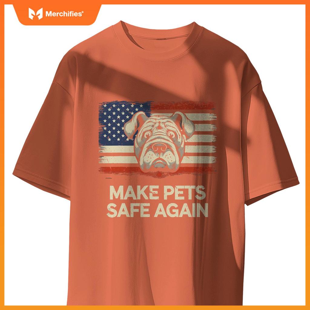 Make Pets Safe Again Debate Trump Harris Eating the Dogs Cat T-Shirt