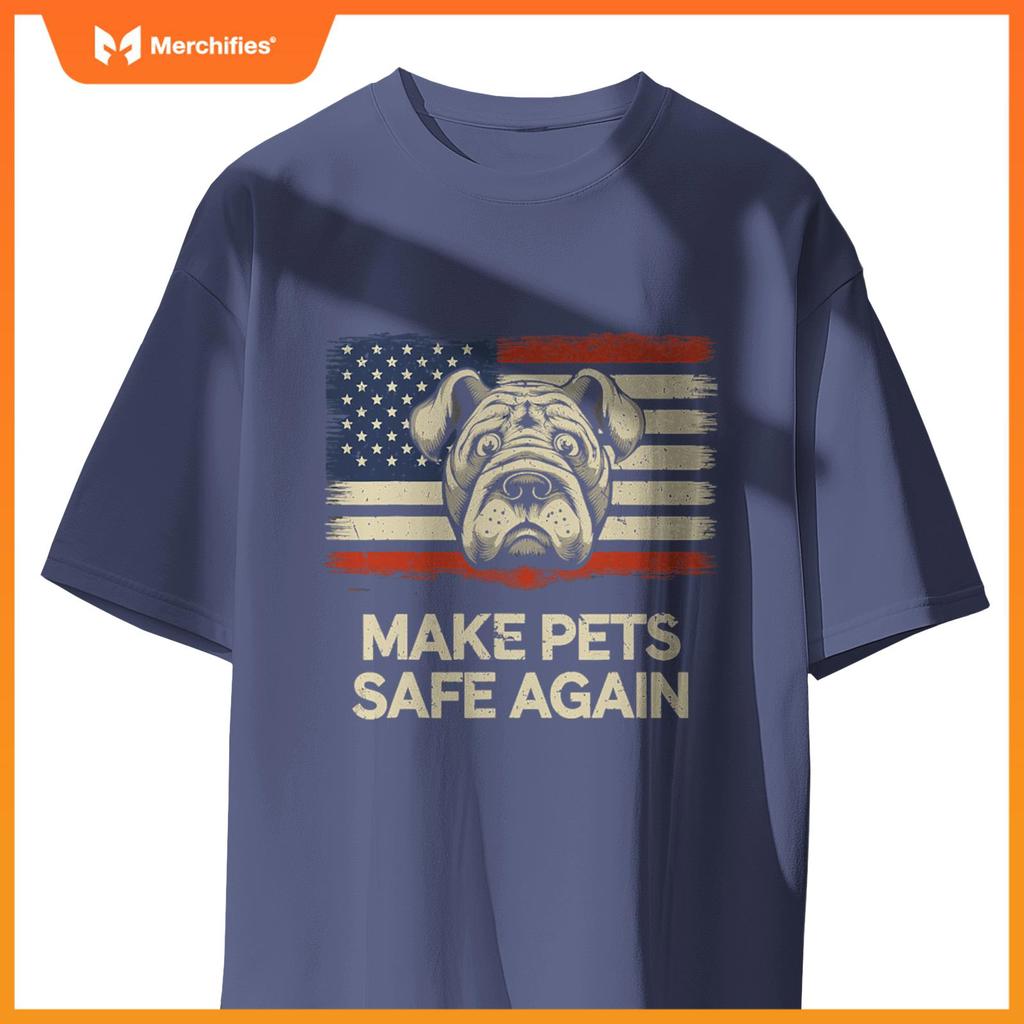 Make Pets Safe Again Debate Trump Harris Eating the Dogs Cat T-Shirt