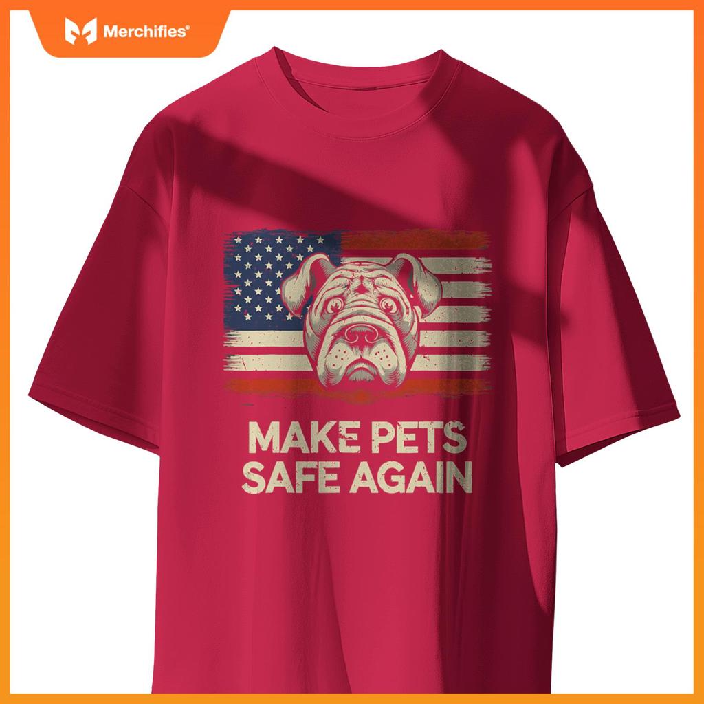 Make Pets Safe Again Debate Trump Harris Eating the Dogs Cat T-Shirt