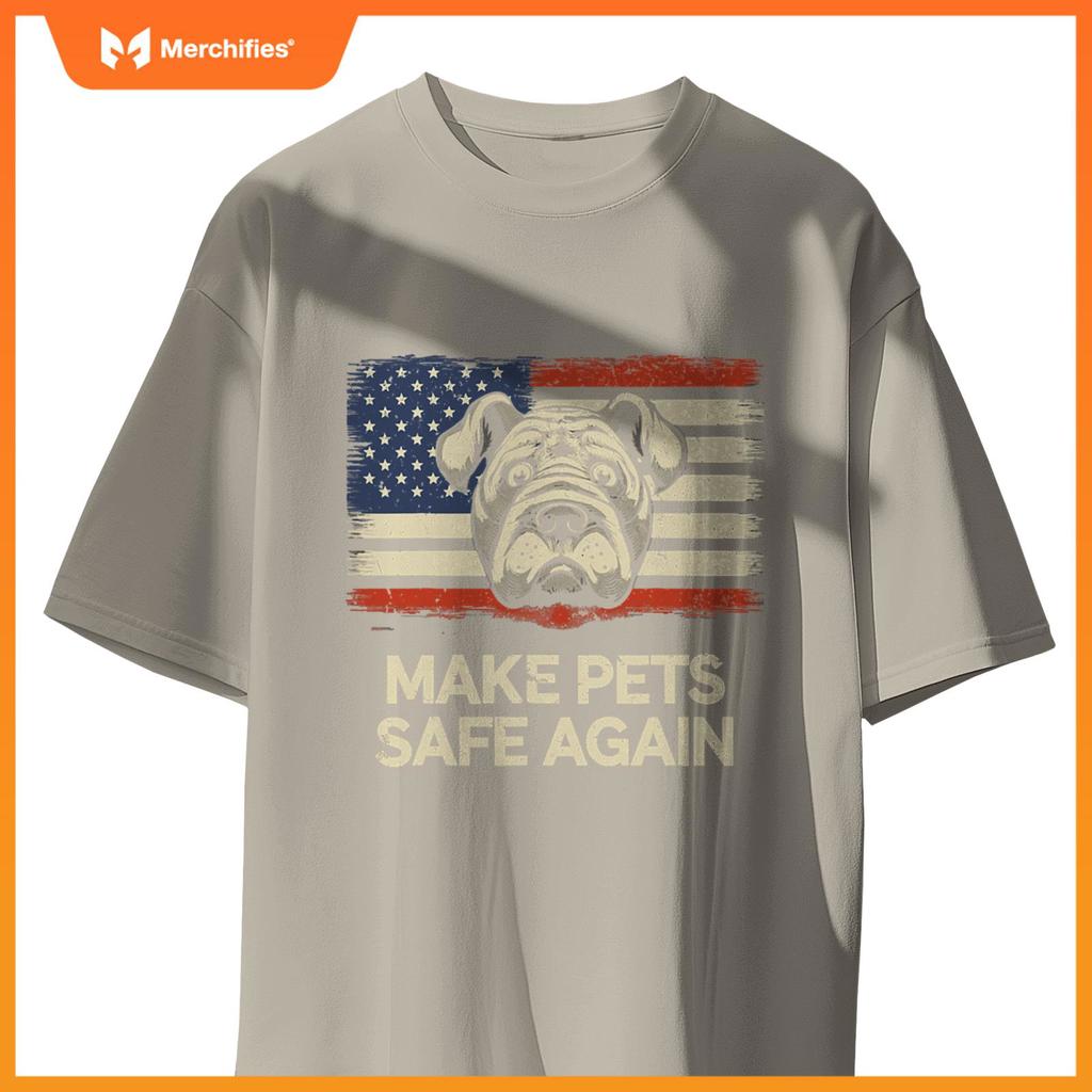Make Pets Safe Again Debate Trump Harris Eating the Dogs Cat T-Shirt