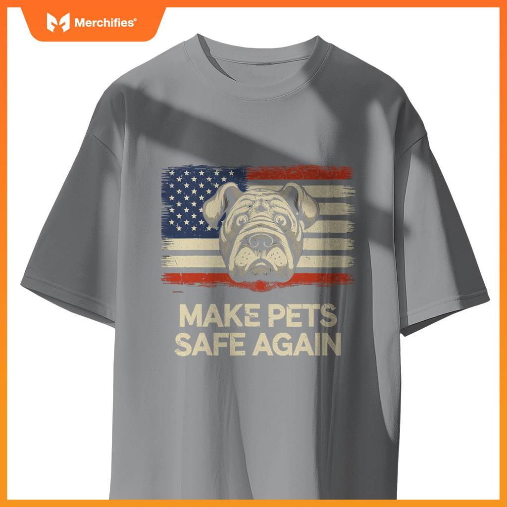 Make Pets Safe Again Debate Trump Harris Eating the Dogs Cat T-Shirt