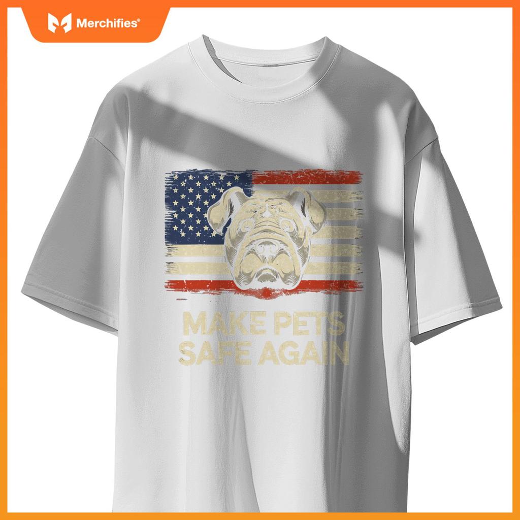Make Pets Safe Again Debate Trump Harris Eating the Dogs Cat T-Shirt