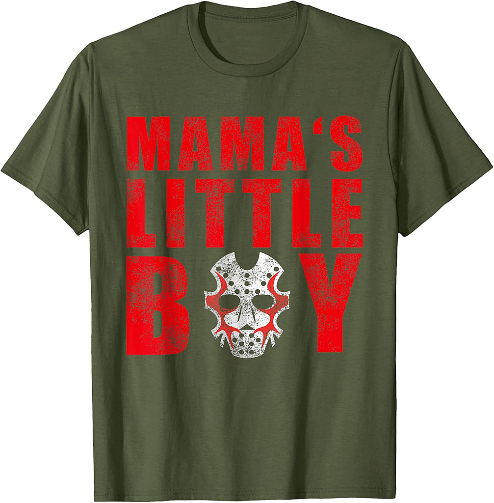 Mama's Little Boy Tee Halloween Costume Horror Friday Movie T-Shirt