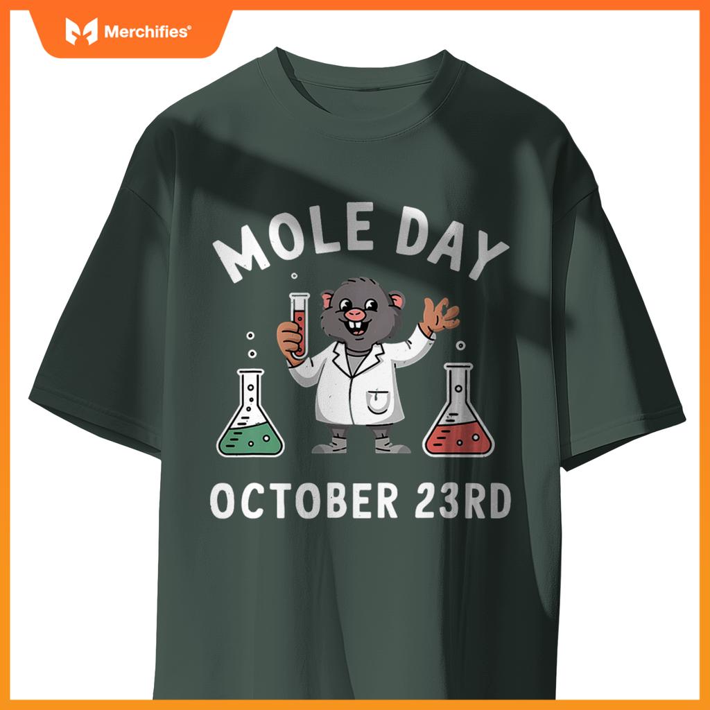 Mole Day October 23rd Funny Chemistry Teacher Graphic