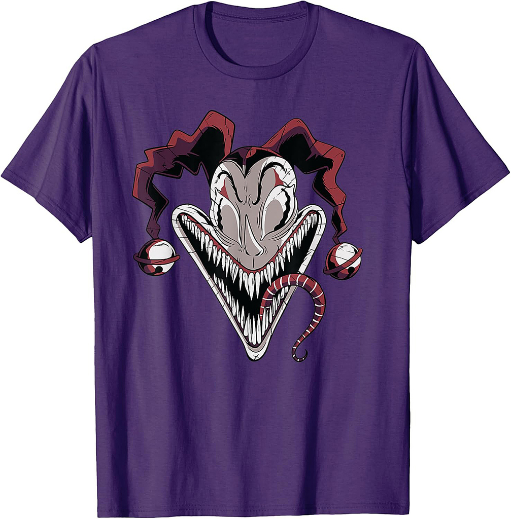 Monster Clown Creepy Scary Halloween T-Shirt