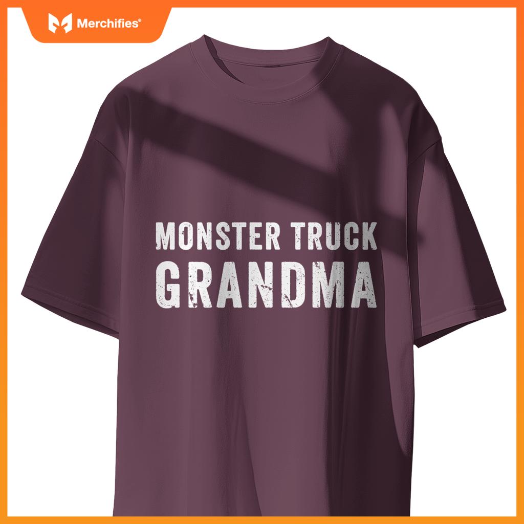 Monster Truck Grandma Retro Vintage Monster Truck Family T-Shirt