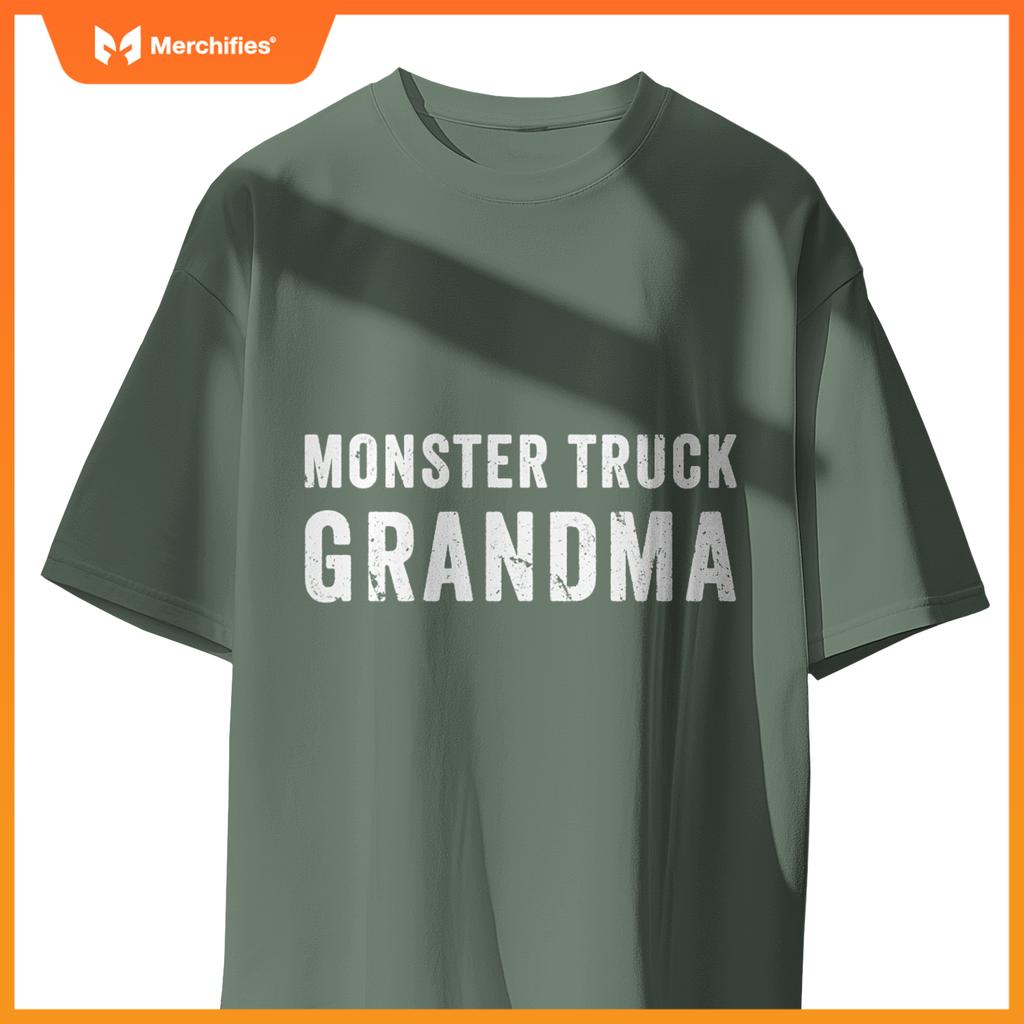 Monster Truck Grandma Retro Vintage Monster Truck Family T-Shirt